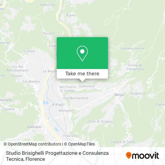 Studio Brisighelli Progettazione e Consulenza Tecnica map