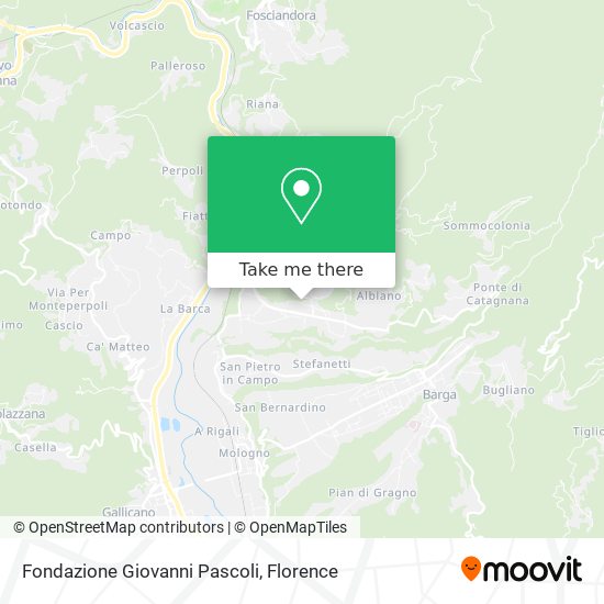 Fondazione Giovanni Pascoli map