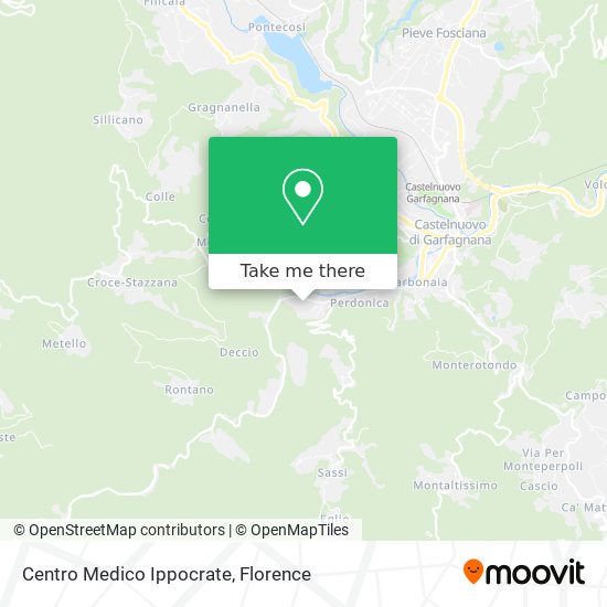 Centro Medico Ippocrate map