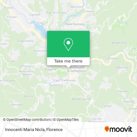 Innocenti Maria Nicla map