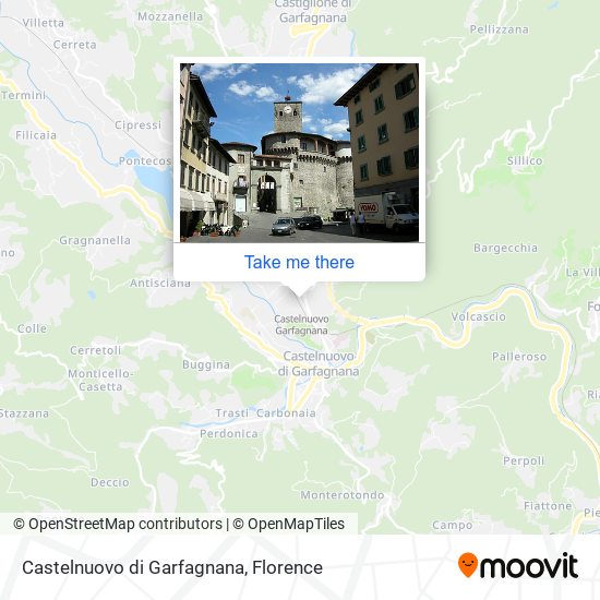 Castelnuovo di Garfagnana map