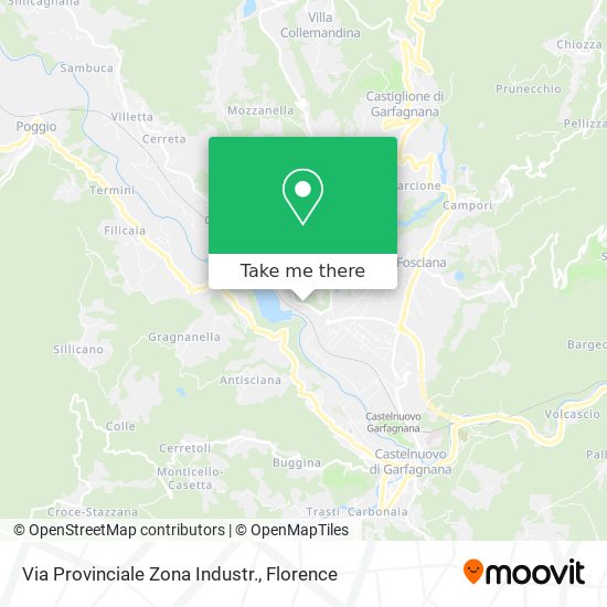 Via Provinciale Zona Industr. map