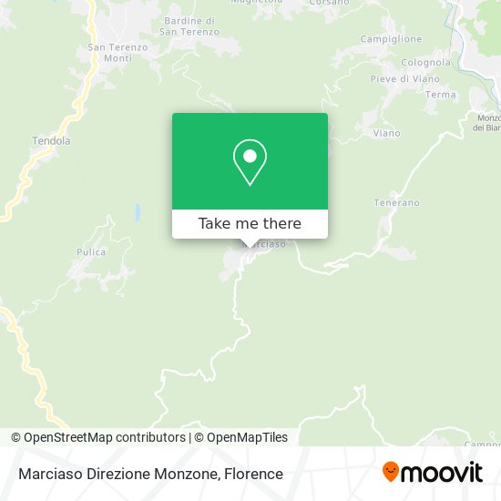 Marciaso Direzione Monzone map