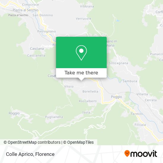 Colle Aprico map