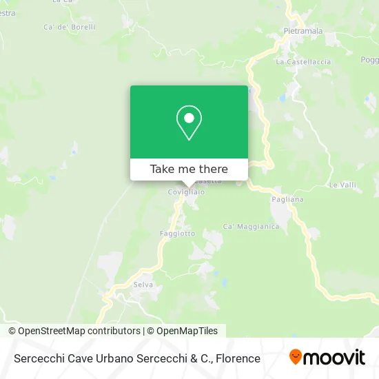 Sercecchi Cave Urbano Sercecchi & C. map