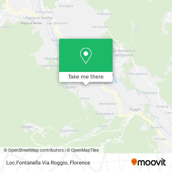 Loc.Fontanella Via Roggio map