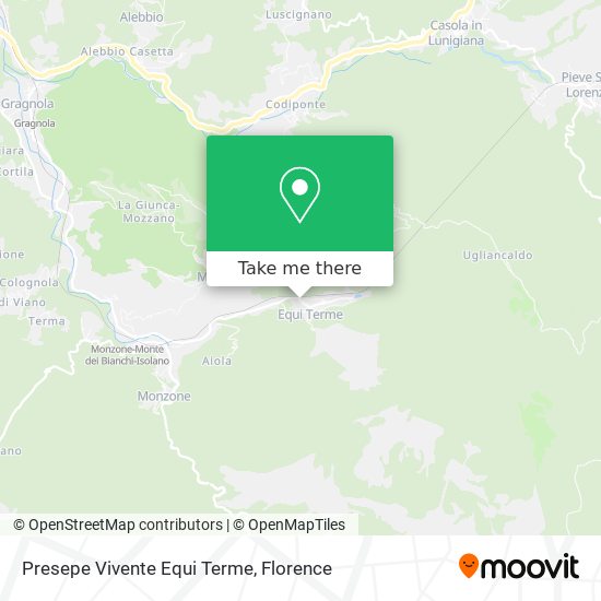 Presepe Vivente Equi Terme map