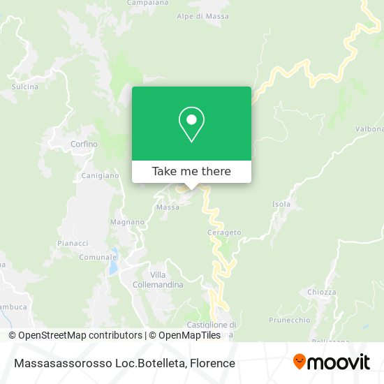 Massasassorosso Loc.Botelleta map