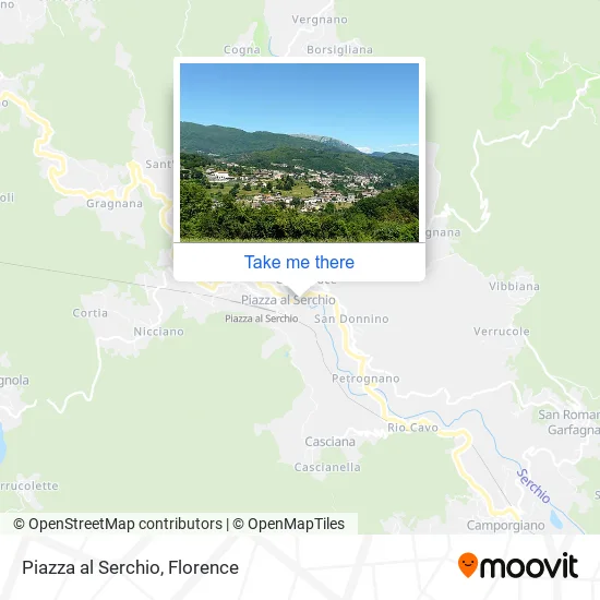 Piazza al Serchio map