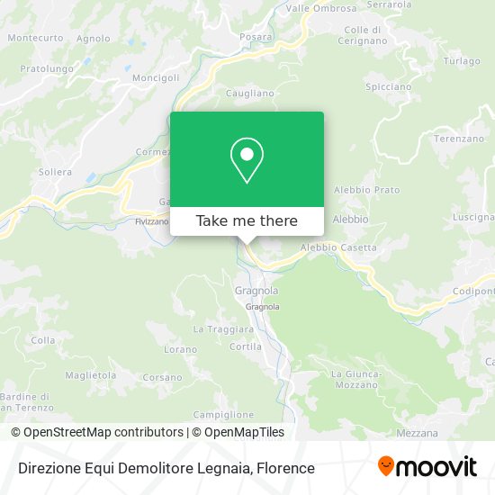 Direzione Equi Demolitore Legnaia map