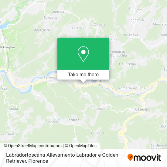 Labradortoscana Allevamento Labrador e Golden Retriever map