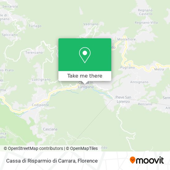 Cassa di Risparmio di Carrara map