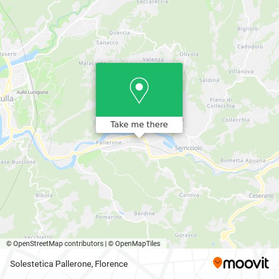 Solestetica Pallerone map