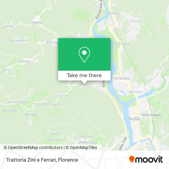 Trattoria Zini e Ferrari map