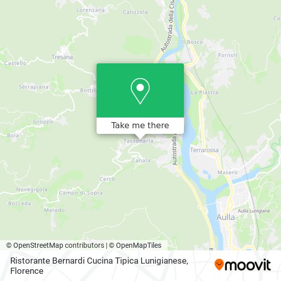 Ristorante Bernardi Cucina Tipica Lunigianese map