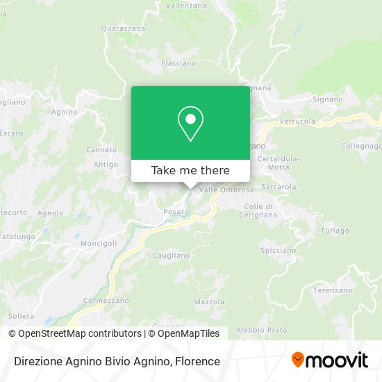 Direzione Agnino Bivio Agnino map