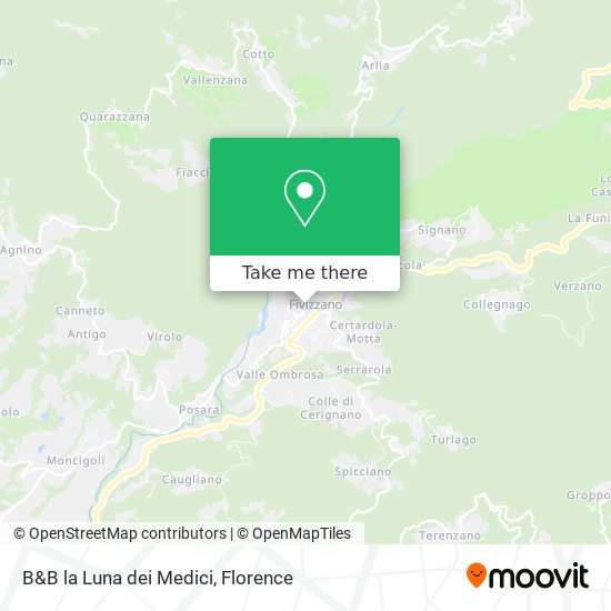 B&B la Luna dei Medici map