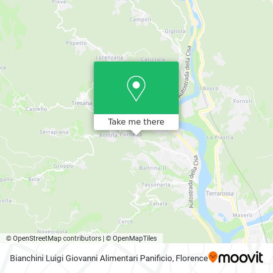 Bianchini Luigi Giovanni Alimentari Panificio map