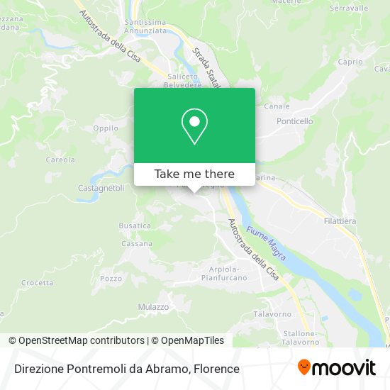 Direzione Pontremoli da Abramo map