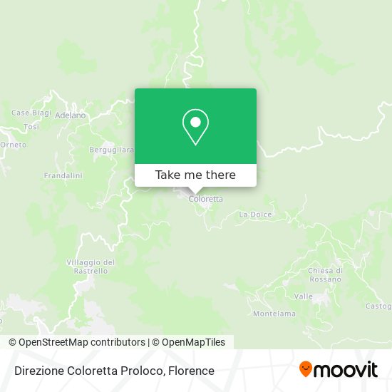 Direzione Coloretta Proloco map