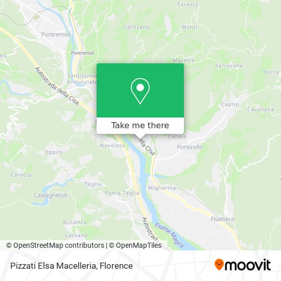 Pizzati Elsa Macelleria map