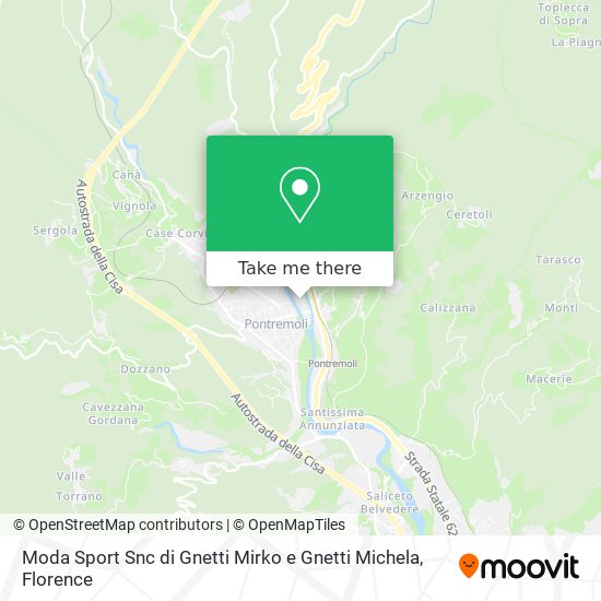 Moda Sport Snc di Gnetti Mirko e Gnetti Michela map