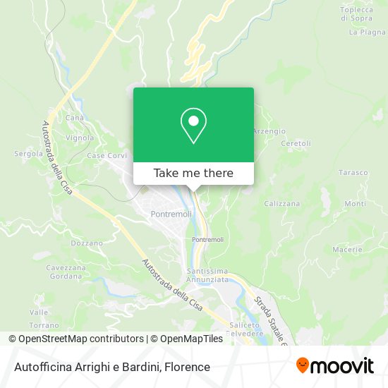 Autofficina Arrighi e Bardini map