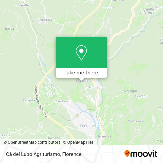 Cà del Lupo Agriturismo map
