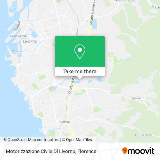 Motorizzazione Civile Di Livorno map