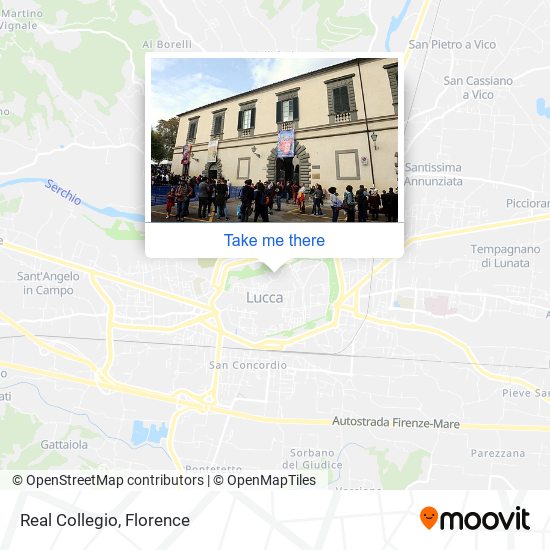 Real Collegio map