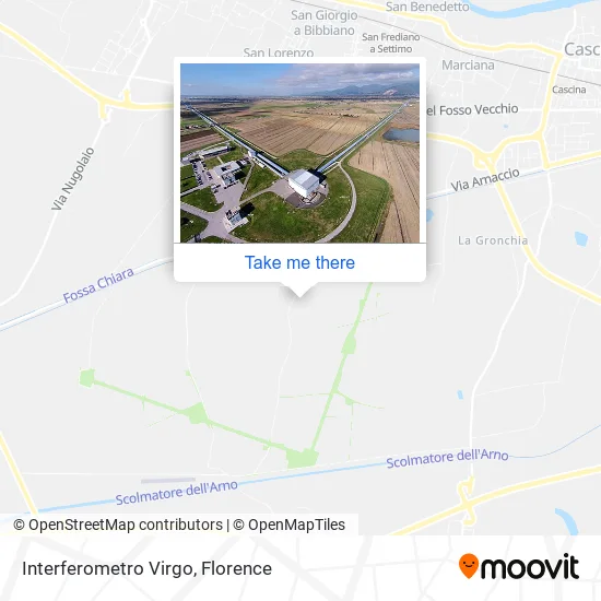 Interferometro Virgo map