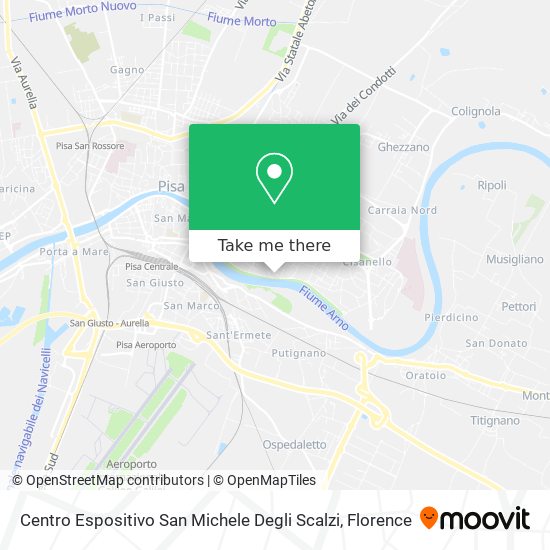 Centro Espositivo San Michele Degli Scalzi map