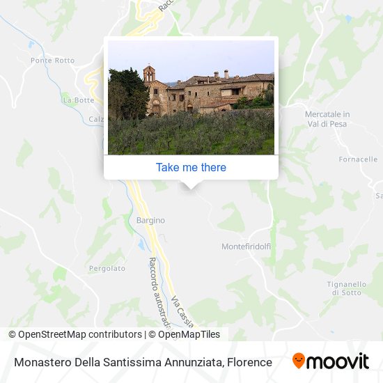 Monastero Della Santissima Annunziata map