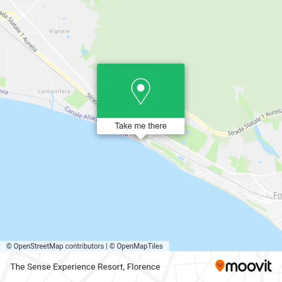 The Sense Experience Resort map