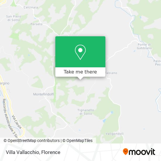 Villa Vallacchio map