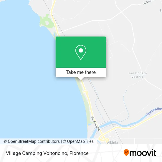 Village Camping Voltoncino map