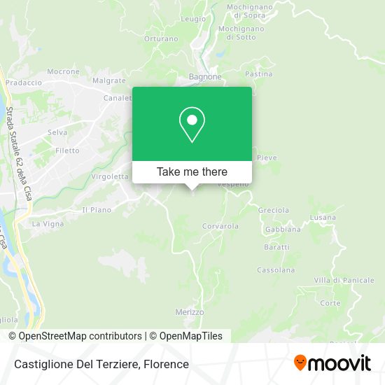 Castiglione Del Terziere map