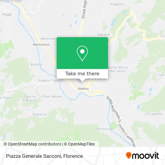 Piazza Generale Sacconi map