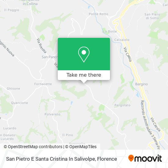 San Pietro E Santa Cristina In Salivolpe map