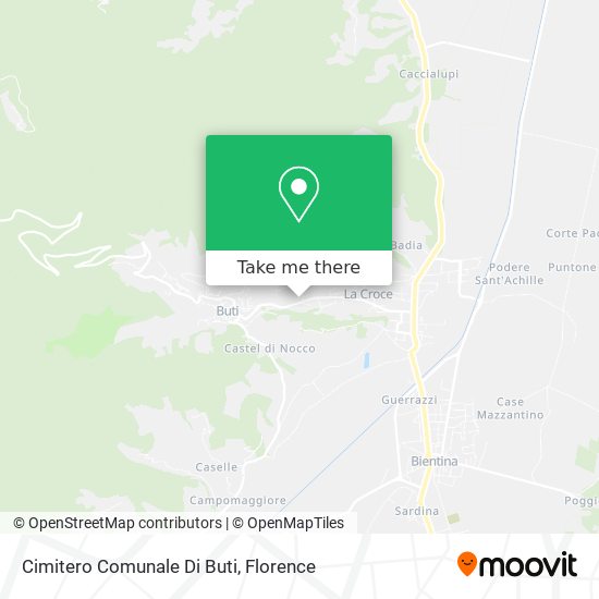 Cimitero Comunale Di Buti map
