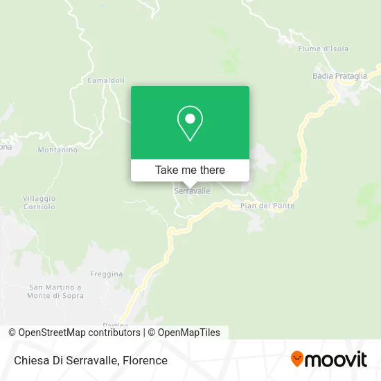 Chiesa Di Serravalle map
