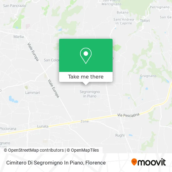 Segromigno in Piano Cemetery map