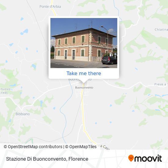 Stazione Di Buonconvento map