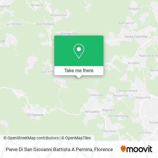 Pieve Di San Giovanni Battista A Pernina map