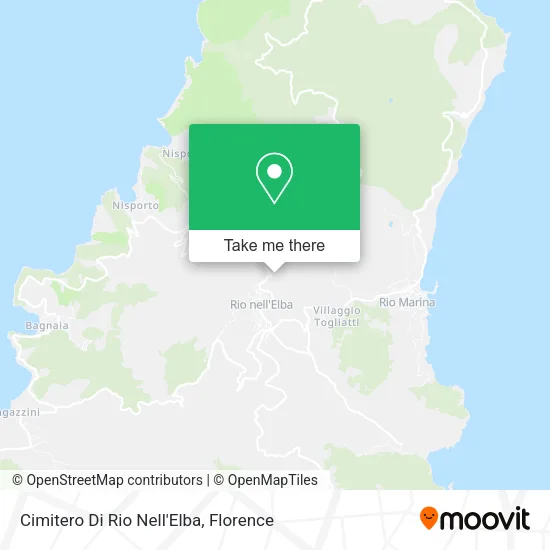 Cimitero Di Rio Nell'Elba map