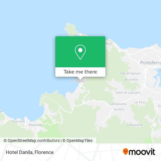 Hotel Danila map