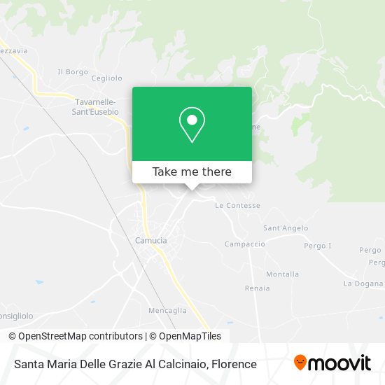 Santa Maria Delle Grazie Al Calcinaio map