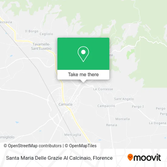 Santa Maria Delle Grazie Al Calcinaio map