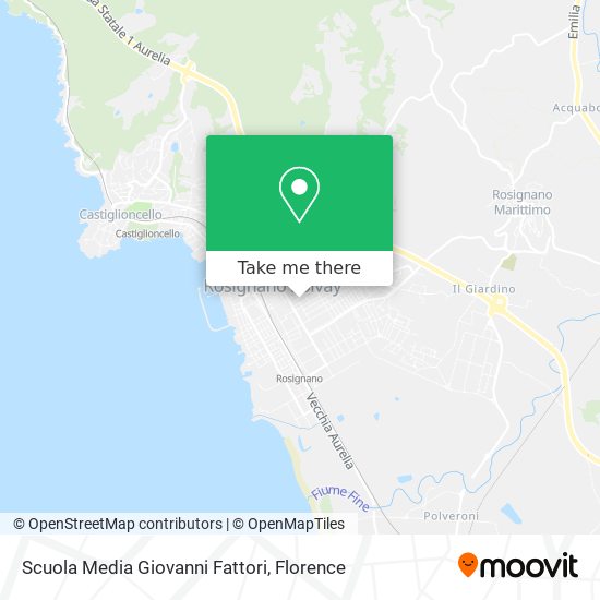 Scuola Media Giovanni Fattori map