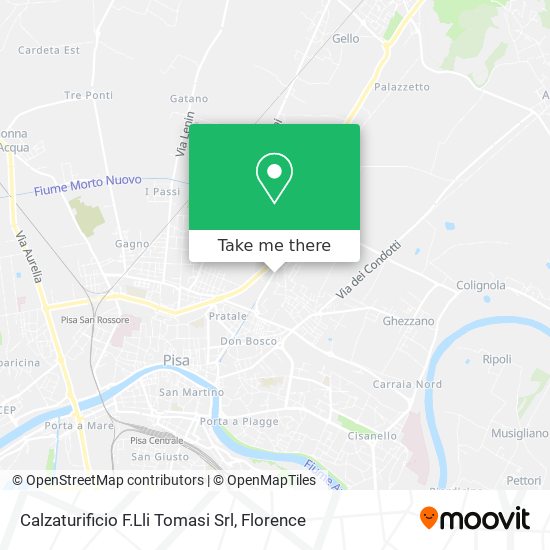 Calzaturificio F.Lli Tomasi Srl map